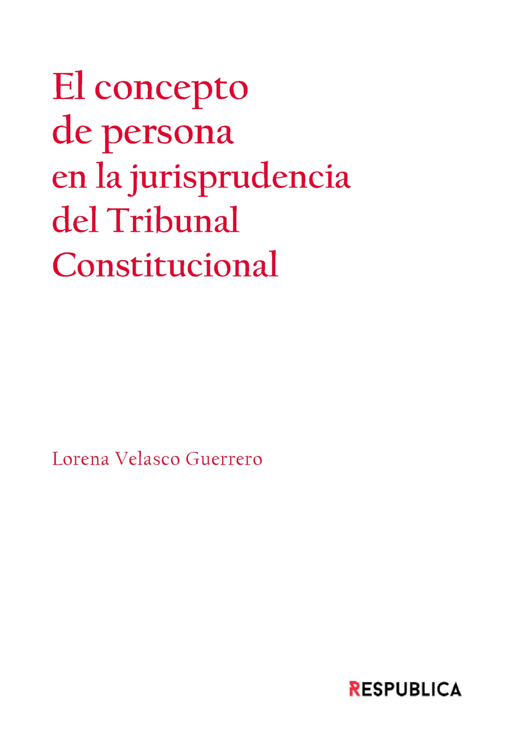 el concepto de persona